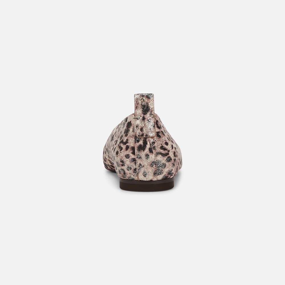 Naturalizer 27 Edit Carla Flat - Leopard Metallic Print Leather
