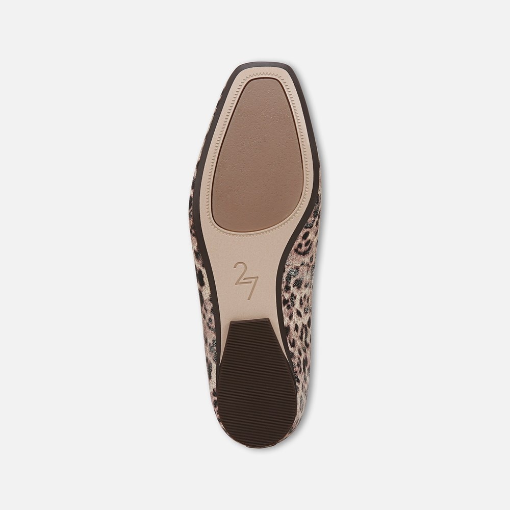 Naturalizer 27 Edit Carla Flat - Leopard Metallic Print Leather