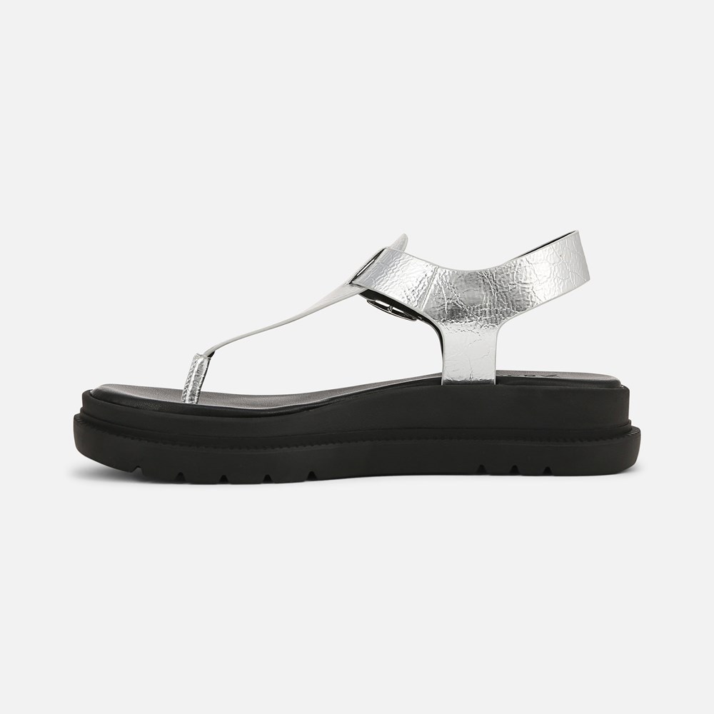 Naturalizer Alyssa Sandal - Silver Faux Leather