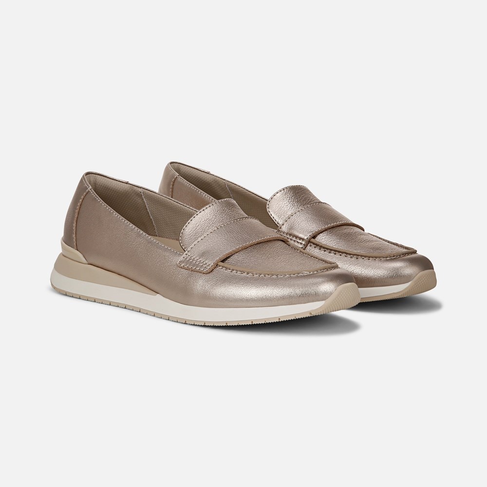 Naturalizer Lucy Loafer - Warm Silver Leather