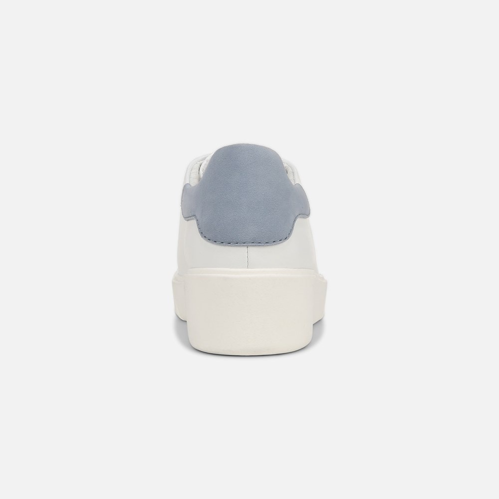 Naturalizer Morrison 2.0 Lace Up Sneaker - White/Blue Leather