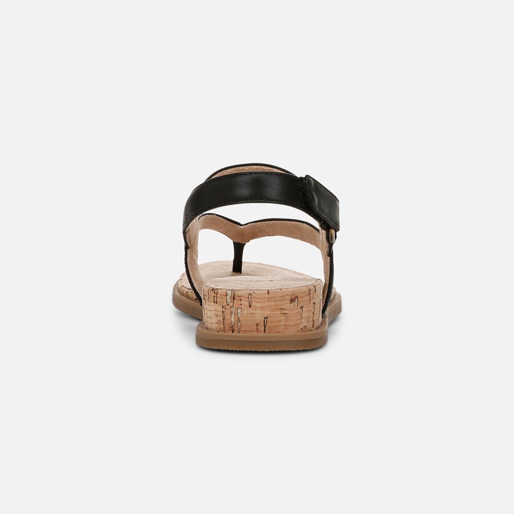 Naturalizer SOUL Carolyn Sandal - Black Faux Leather