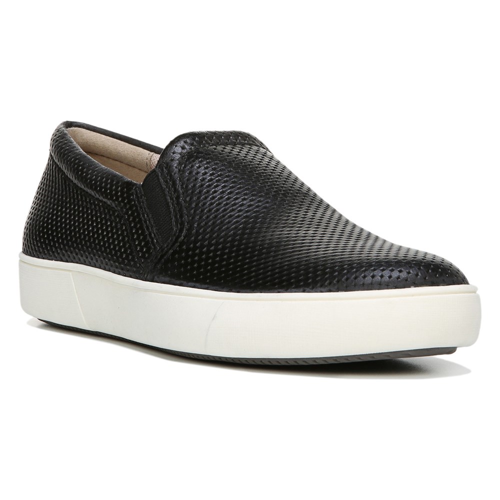 Naturalizer Marianne Slip On Sneaker - Black Leather