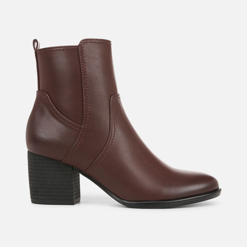 Naturalizer Soul Ultima Bootie - Cabernet Sauvignon Red