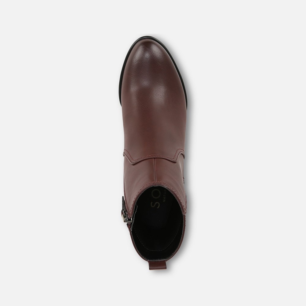 Naturalizer Soul Ultima Bootie - Cabernet Sauvignon Red
