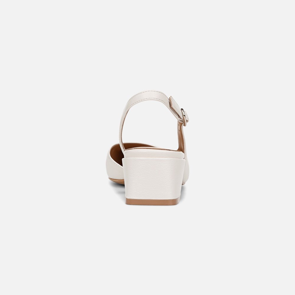 Naturalizer Jayla Slingback Pump - Warm White Leather