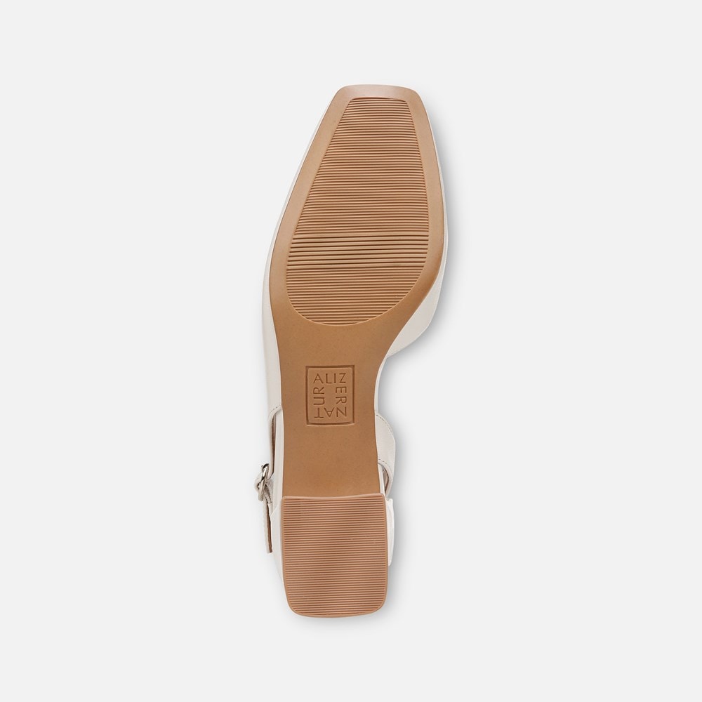 Naturalizer Jayla Slingback Pump - Warm White Leather