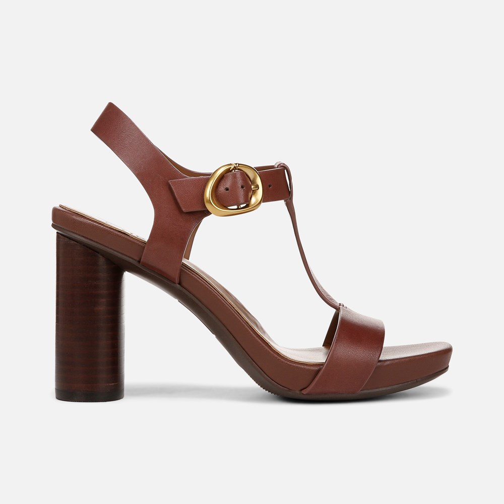 Naturalizer Jordis Dress Sandal - Cappuccino Brown Leather