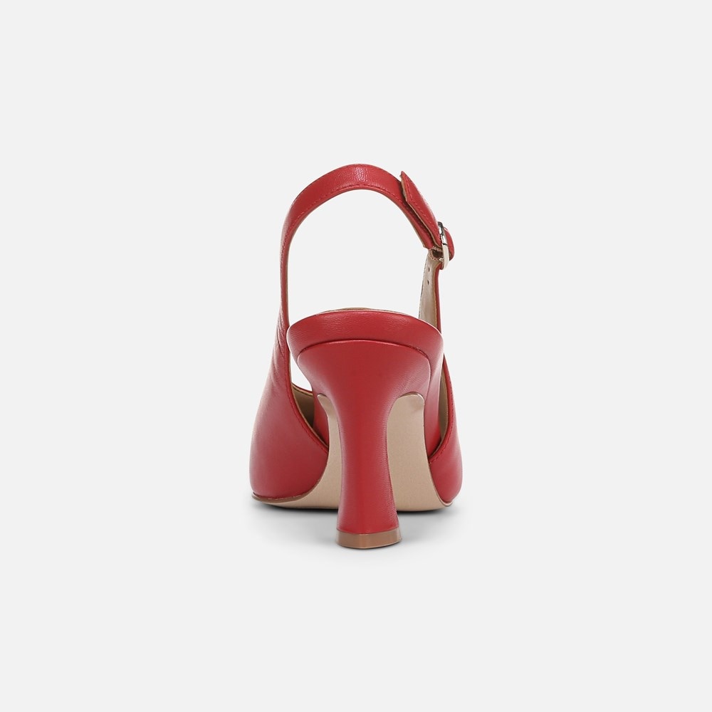 Naturalizer 27 EDIT Elaine Slingback Dress Shoe - Crimson Red Leather
