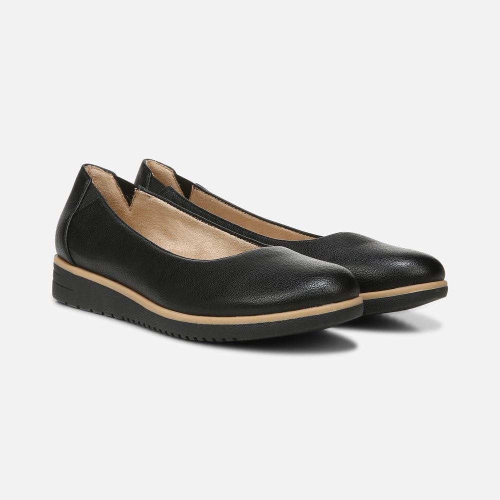 Naturalizer SOUL Idea Ballet Flat - Black Synthetic