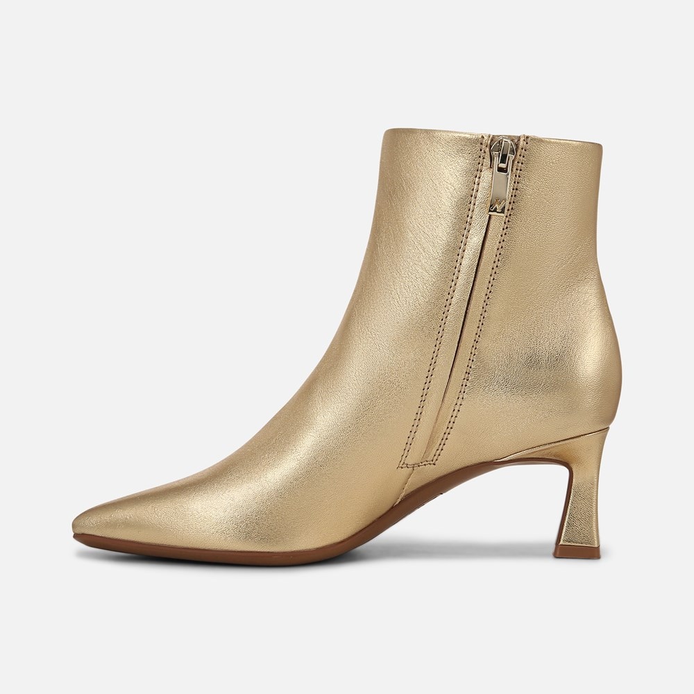 Naturalizer Deesha Bootie - Dark Gold Leather