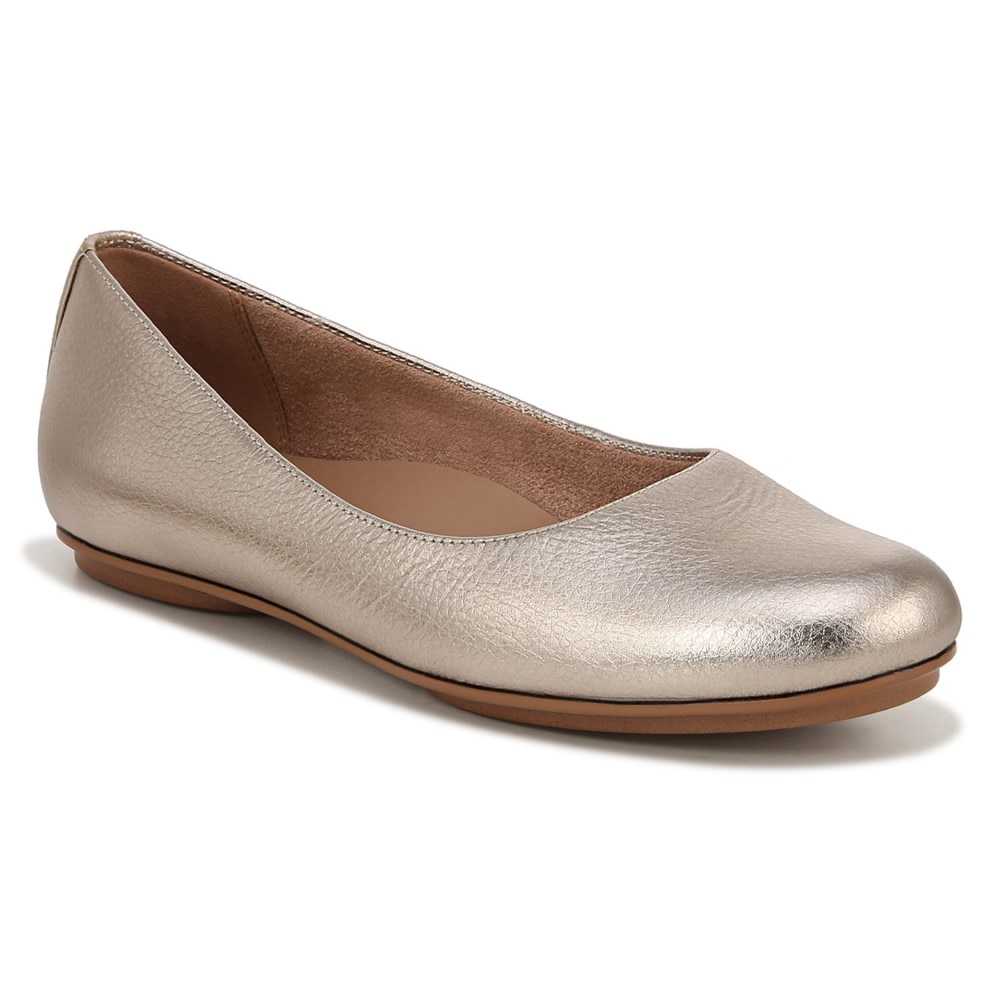 Naturalizer Maxwell Ballet Flat - Warm Silver Leather