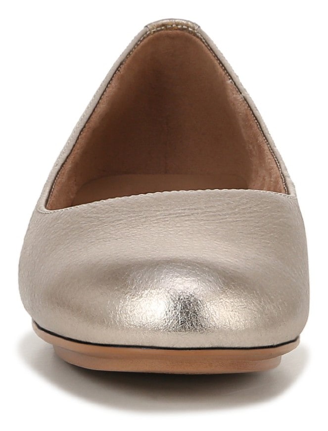 Naturalizer Maxwell Ballet Flat - Warm Silver Leather