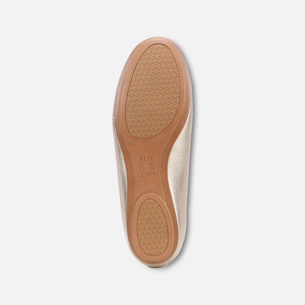 Naturalizer Maxwell Ballet Flat - Warm Silver Leather