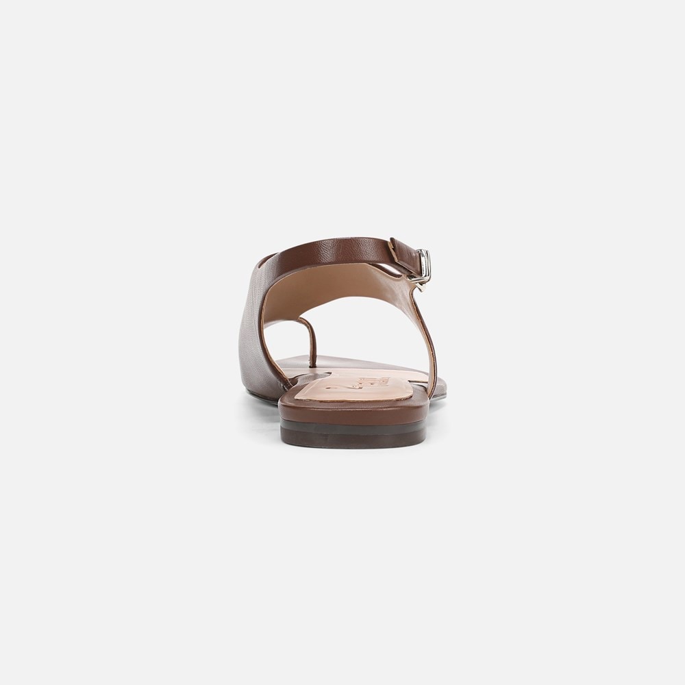 Naturalizer 27 EDIT Via Sandal - Cappuccino Brown Leather