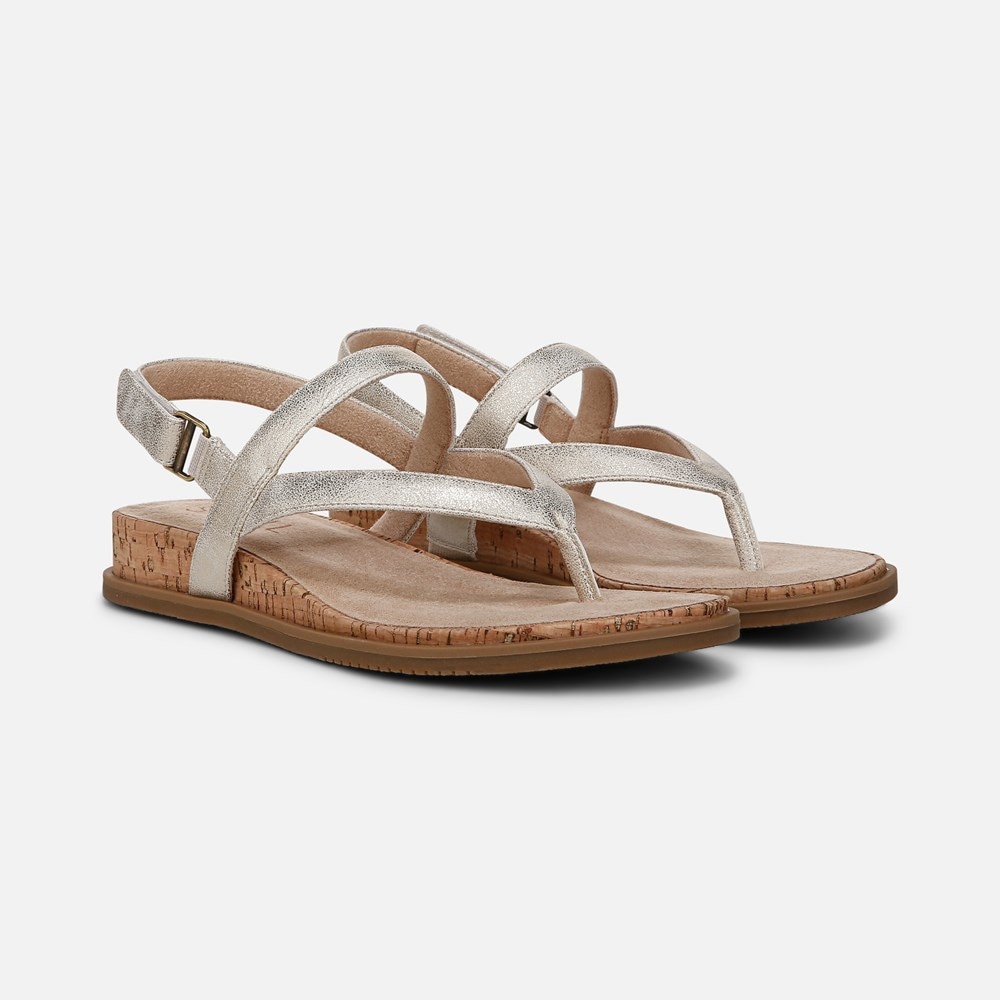 Naturalizer SOUL Carolyn Sandal - Gold Faux Leather
