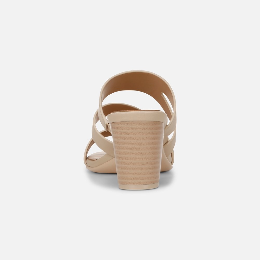 Naturalizer Beaming Slide Sandal - Coastal Tan Smooth Faux Leather