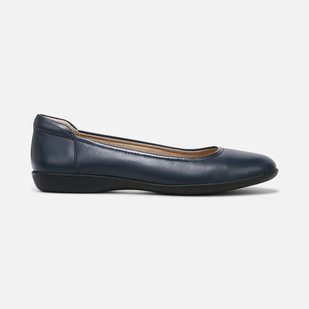 Naturalizer Flexy Flat - Navy Leather