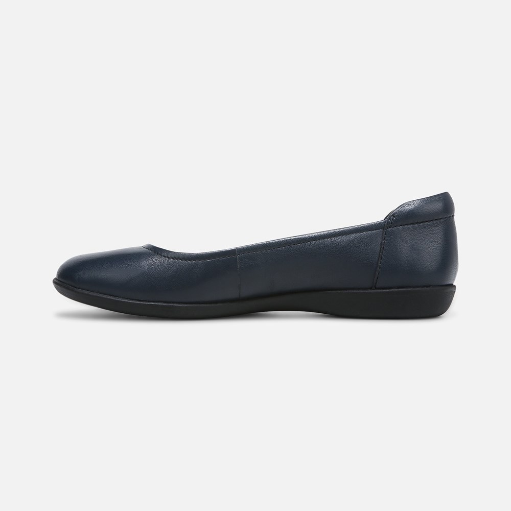 Naturalizer Flexy Flat - Navy Leather