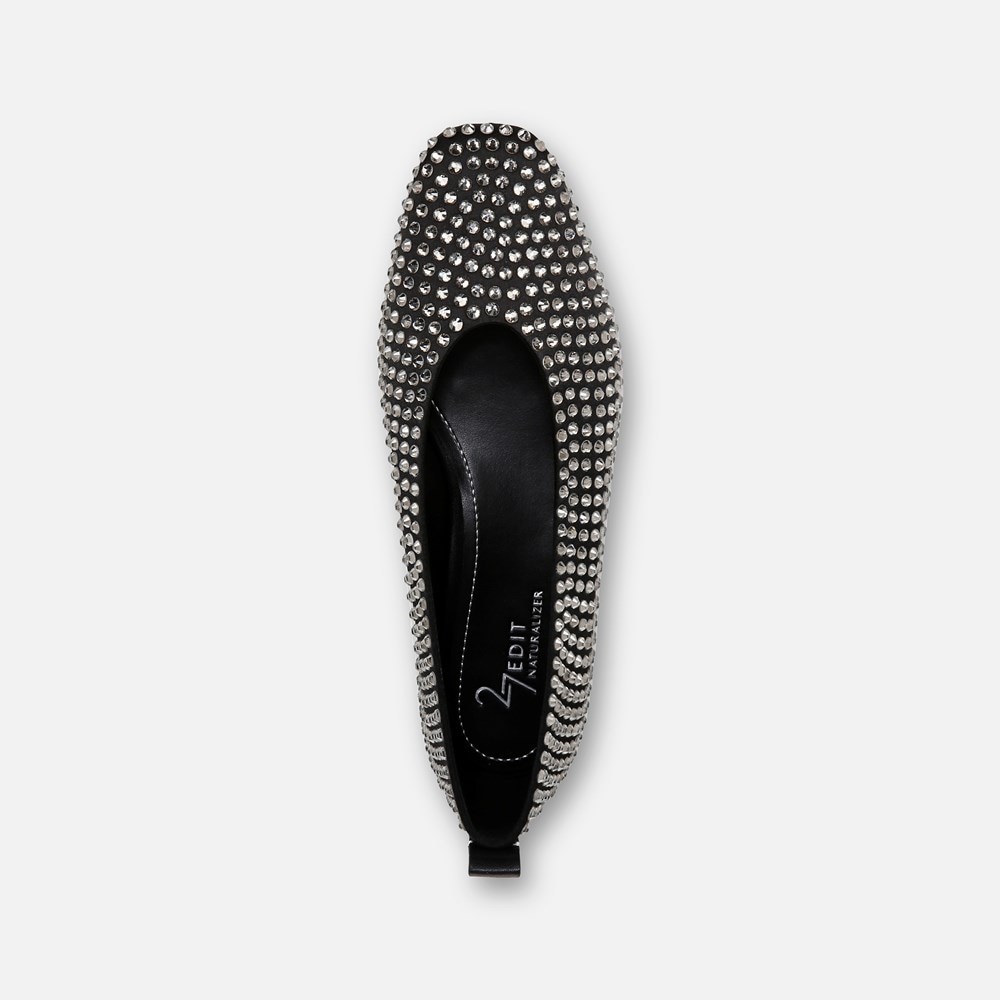 Naturalizer 27 Edit Carla Flat - Black Satin
