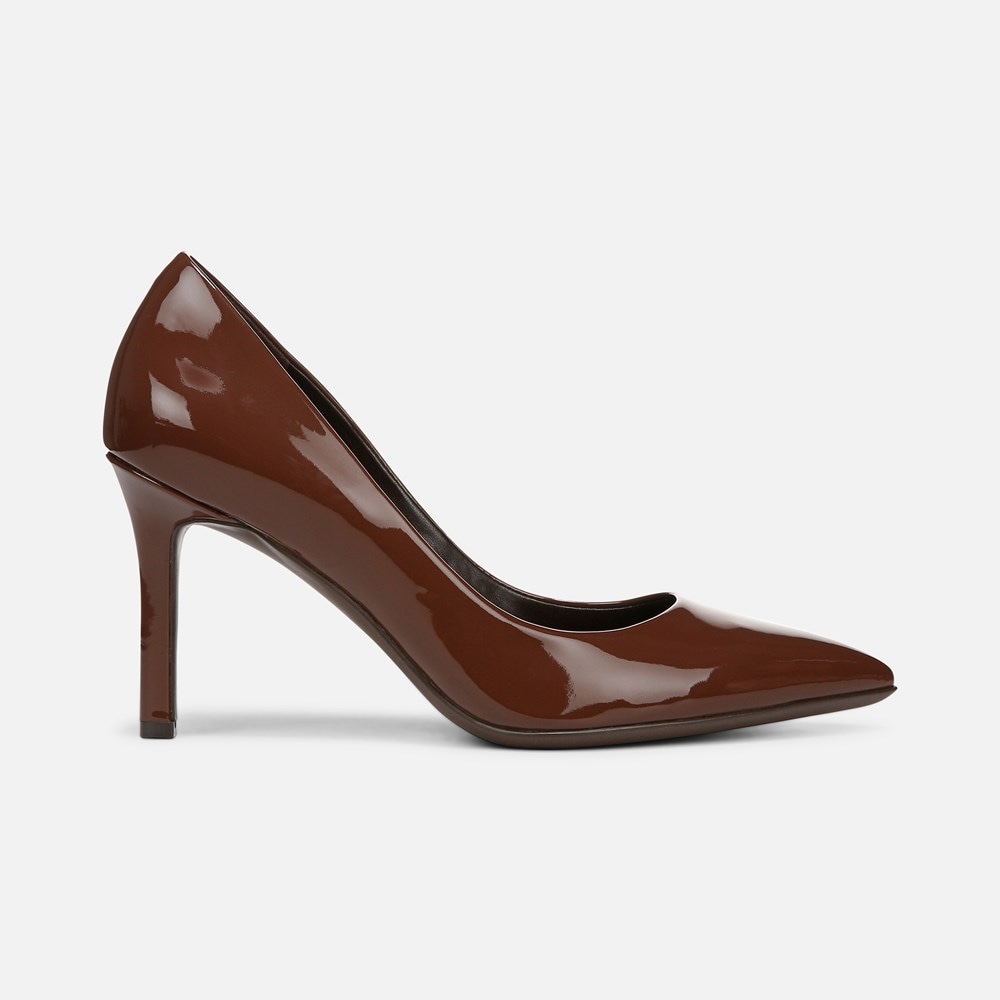 Naturalizer Anna Pump - Cappuccino Patent Faux Leather