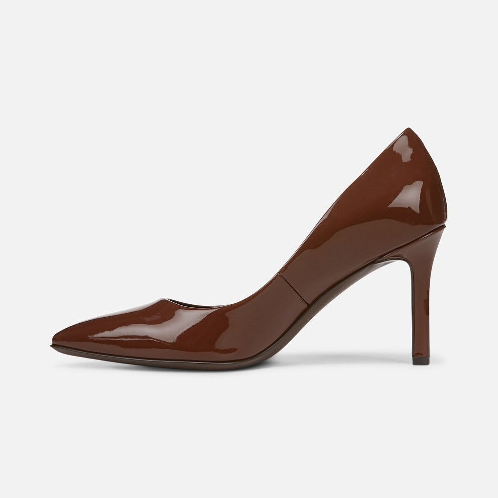 Naturalizer Anna Pump - Cappuccino Patent Faux Leather