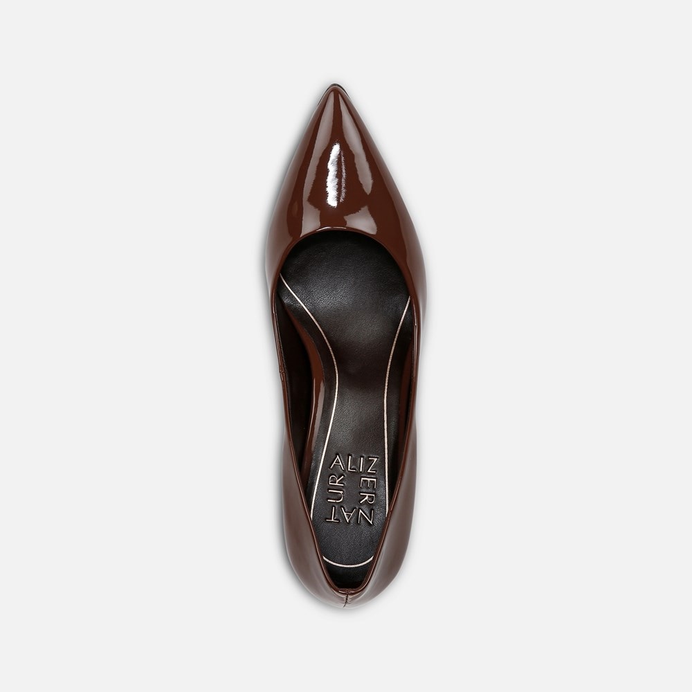 Naturalizer Anna Pump - Cappuccino Patent Faux Leather