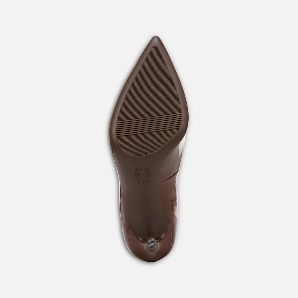 Naturalizer Anna Pump - Cappuccino Patent Faux Leather