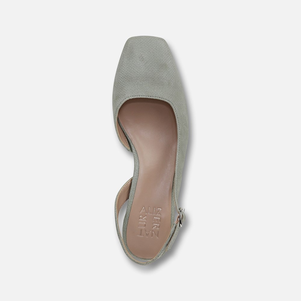 Naturalizer Jayla Slingback Pump - Pistachio Green Leather
