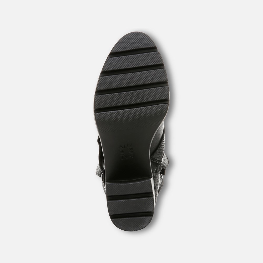Naturalizer Verney Moto Water Repellent Bootie - Black Leather