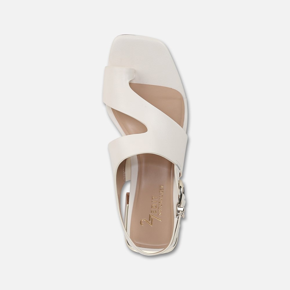 Naturalizer 27 EDIT Audra Dress Sandal - Warm White Leather