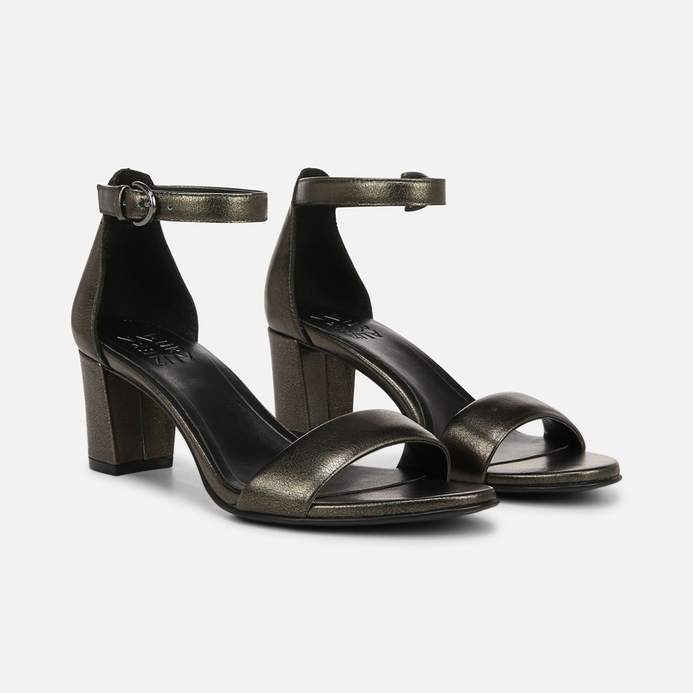 Naturalizer Vera Dress Sandal - Green Leather