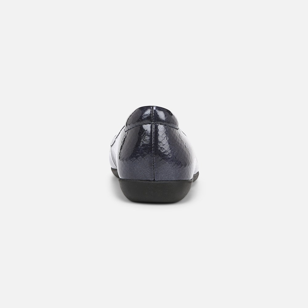 Naturalizer Vivienne Flat - Midnight Blue Faux Leather