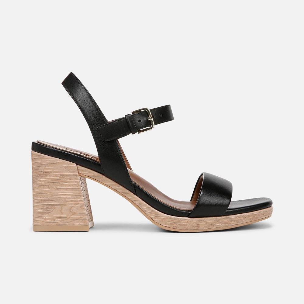 Naturalizer Rose Dress Sandal - Black Leather