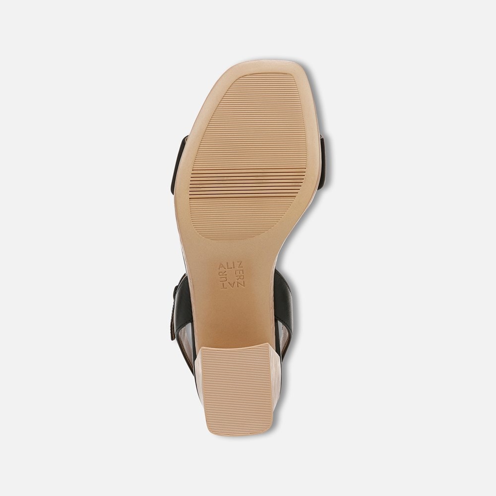 Naturalizer Rose Dress Sandal - Black Leather