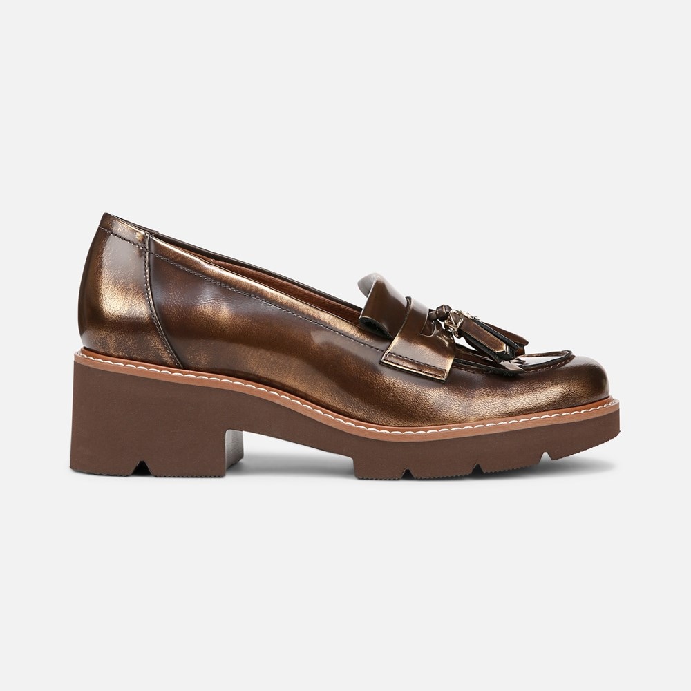 Naturalizer Desmond Lug Loafer - Bronze Leather