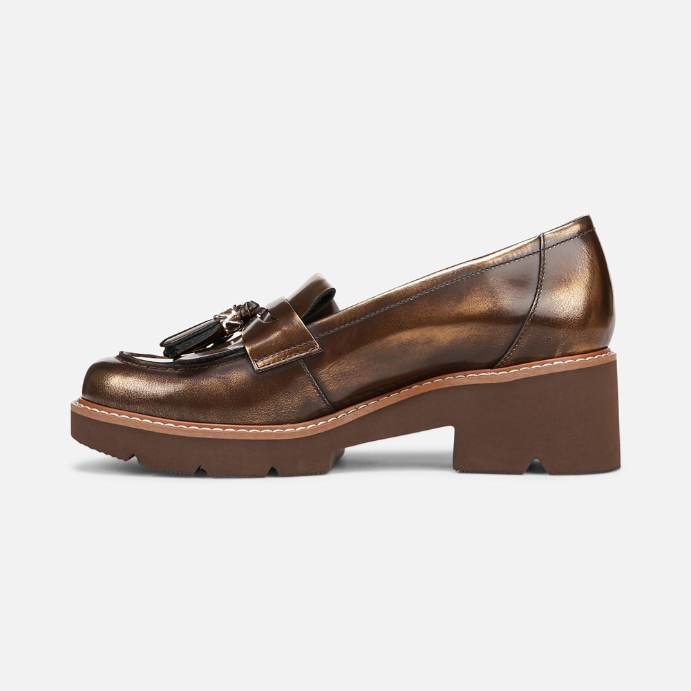Naturalizer Desmond Lug Loafer - Bronze Leather