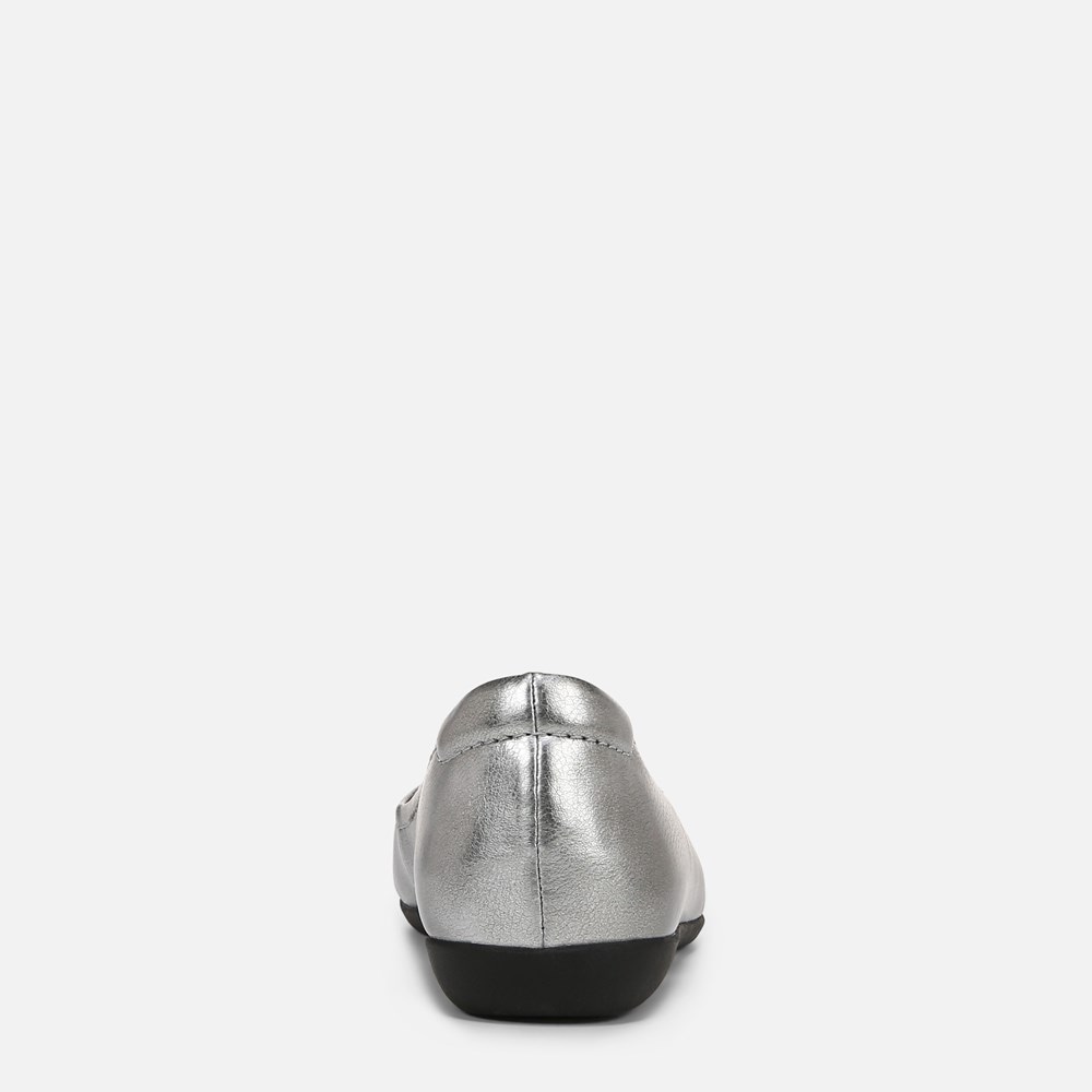 Naturalizer Vivienne Flat - Pewter Faux Leather
