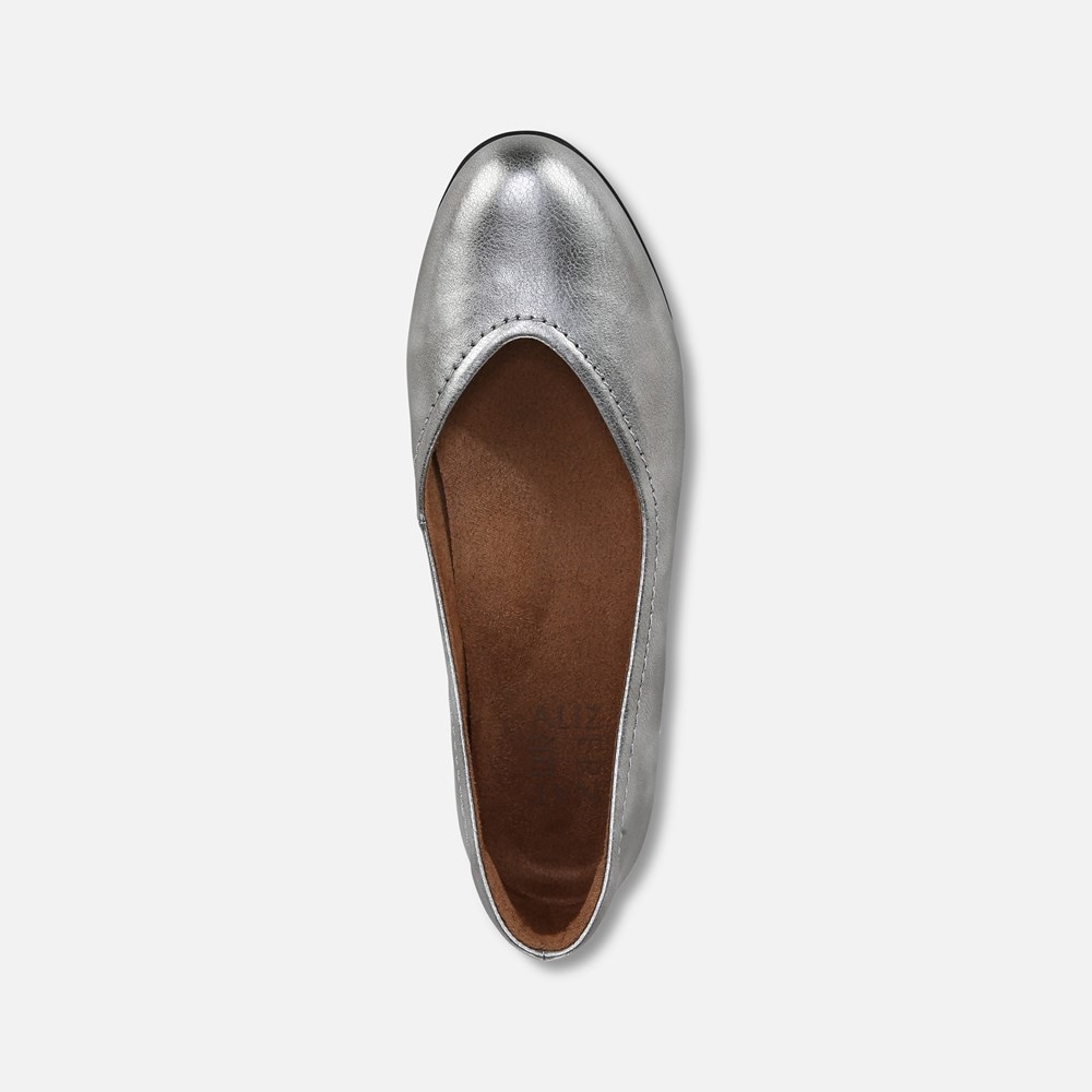 Naturalizer Vivienne Flat - Pewter Faux Leather