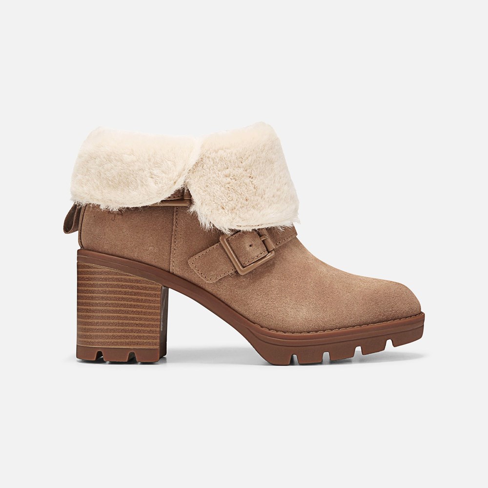 Naturalizer Verney Moto Water Repellent Bootie - Warm Brown
