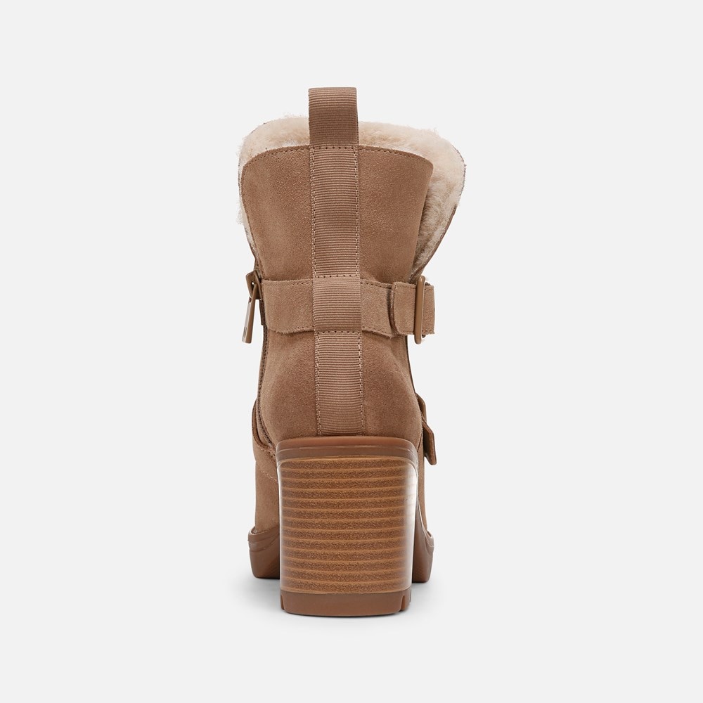 Naturalizer Verney Moto Water Repellent Bootie - Warm Brown