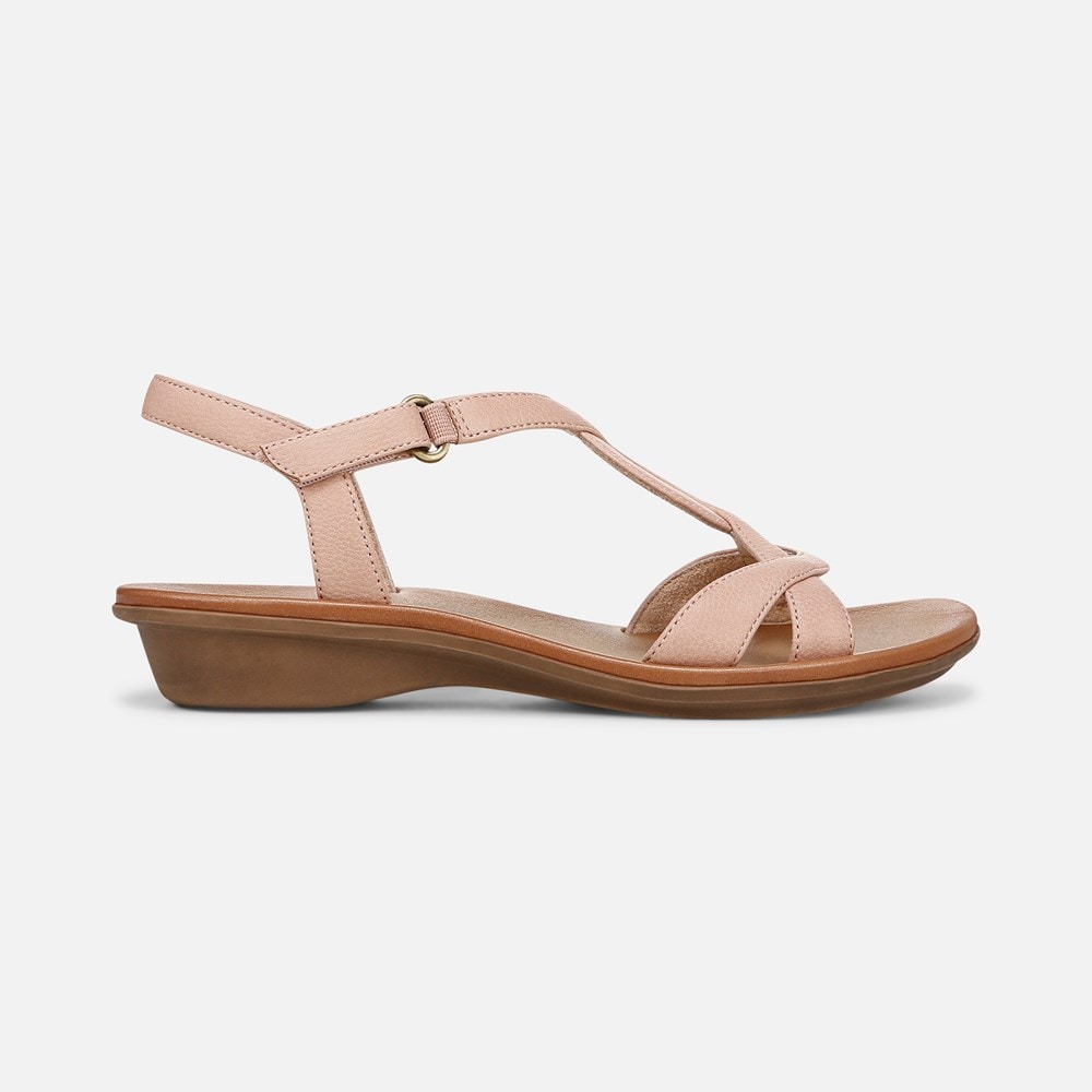 Naturalizer SOUL Solo Sandal - Mauve Pink Faux Leather