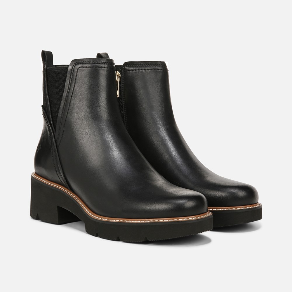 Naturalizer Darry Bootie - Black Leather