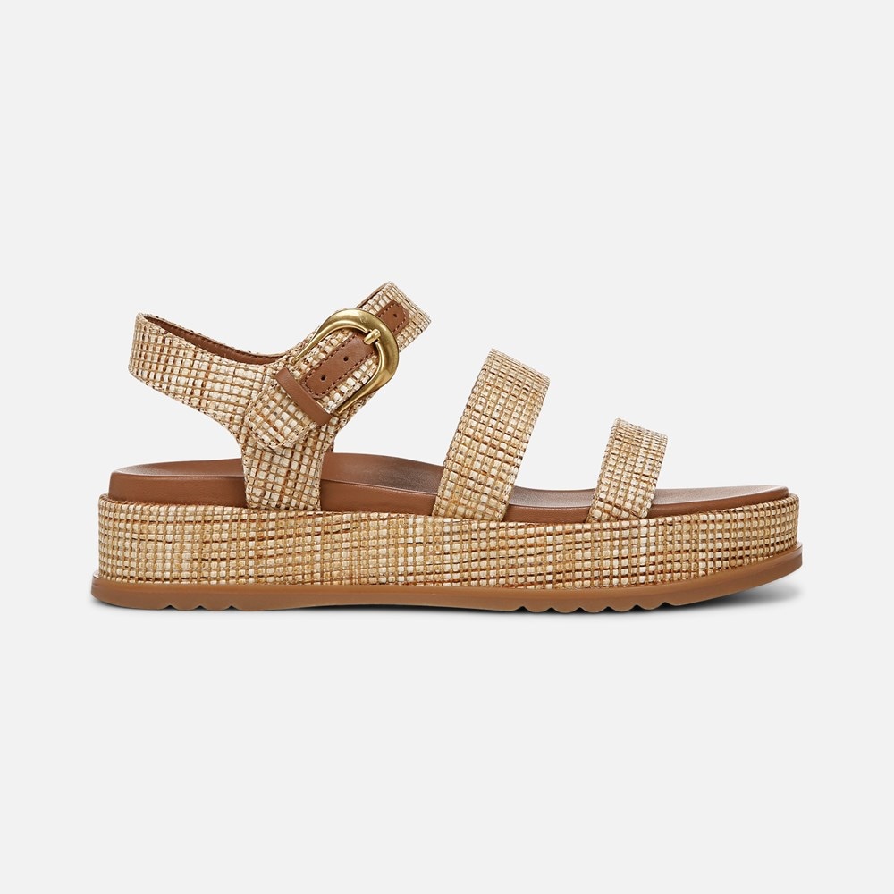 Naturalizer 27 EDIT Zizi Sandal - Metallic Raffia