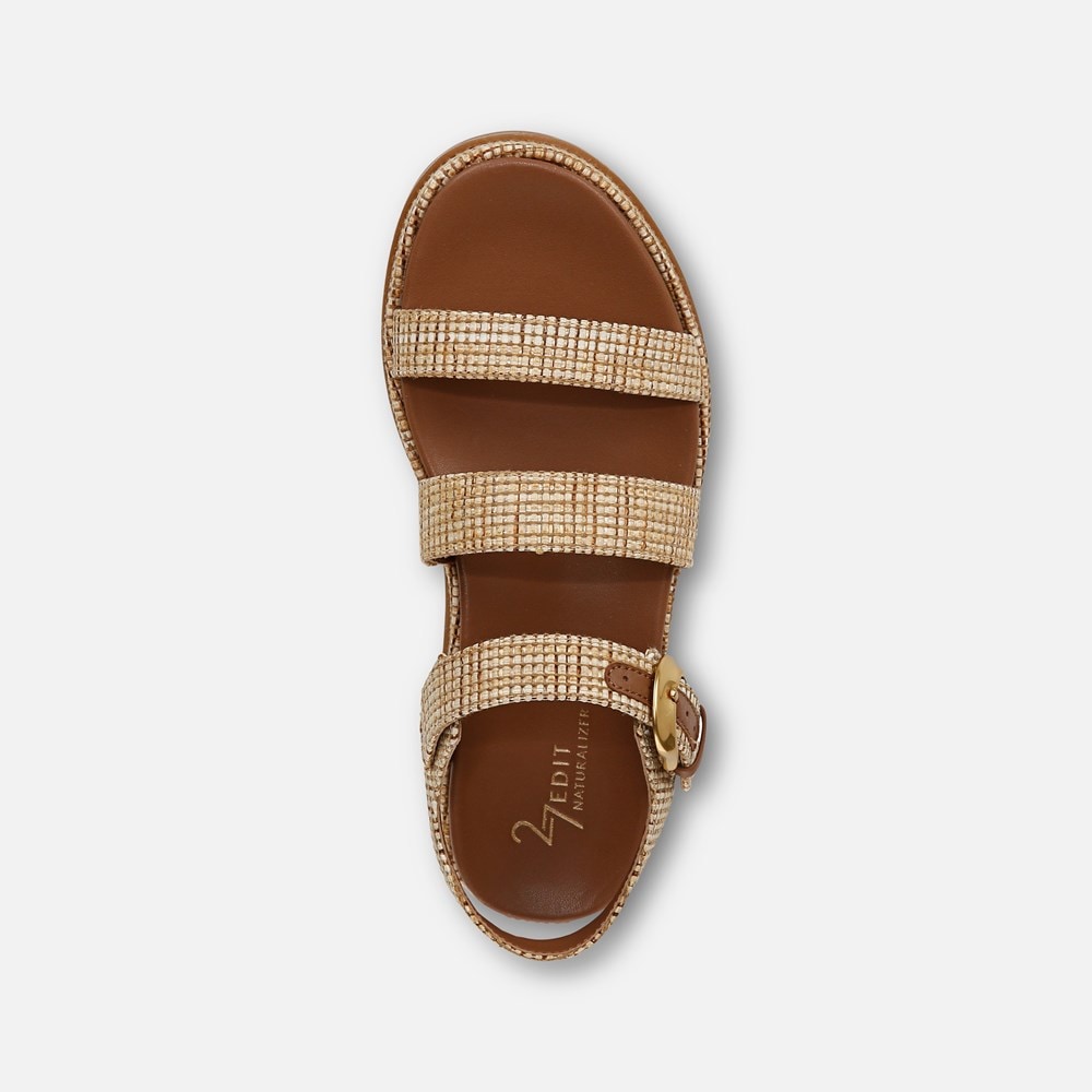 Naturalizer 27 EDIT Zizi Sandal - Metallic Raffia