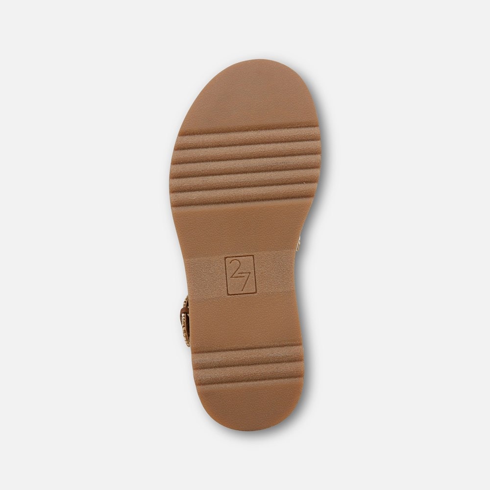 Naturalizer 27 EDIT Zizi Sandal - Metallic Raffia