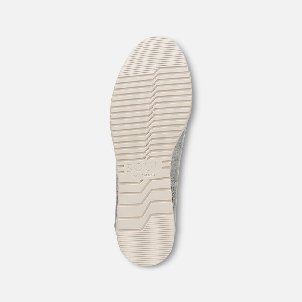 Naturalizer SOUL Idea Ballet Flat - Silver Faux Leather