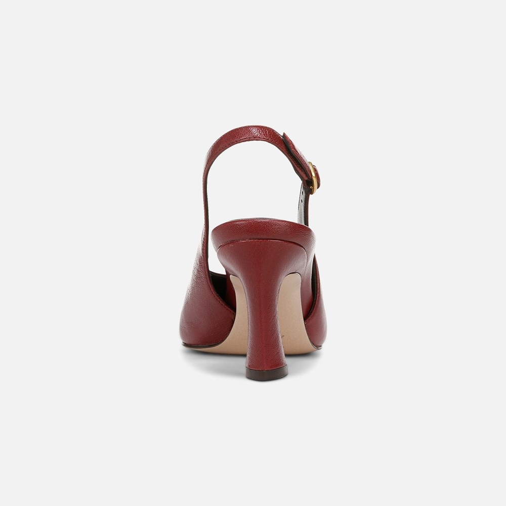 Naturalizer 27 EDIT Elaine Slingback Dress Shoe - Cranberry Red Leather