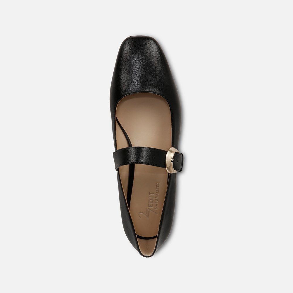 Naturalizer 27 EDIT Carter Mary Jane - Black Leather