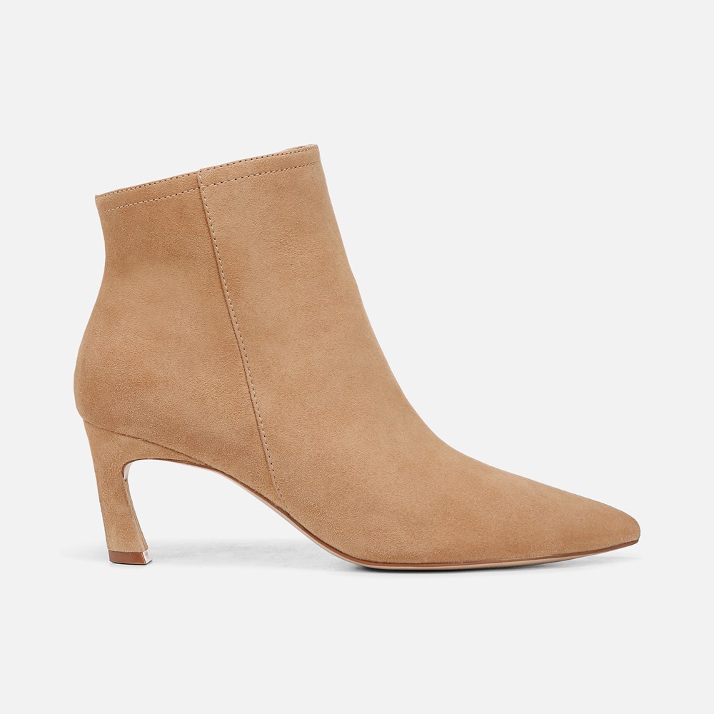 Naturalizer 27 EDIT Maya Stiletto Bootie - Bamboo Tan Suede